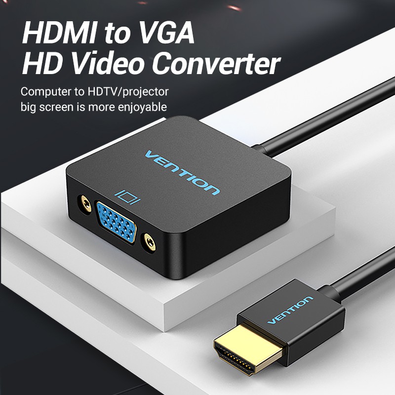 [Mã ELHACE giảm 4% đơn 300K] Cáp chuyển đổi HDMI ra VGA Vention - BEN