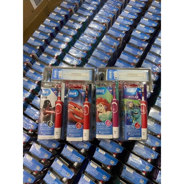 Bàn chải Oral B và đầu bàn chải oral b cho bé từ 3 tuổi trở lên