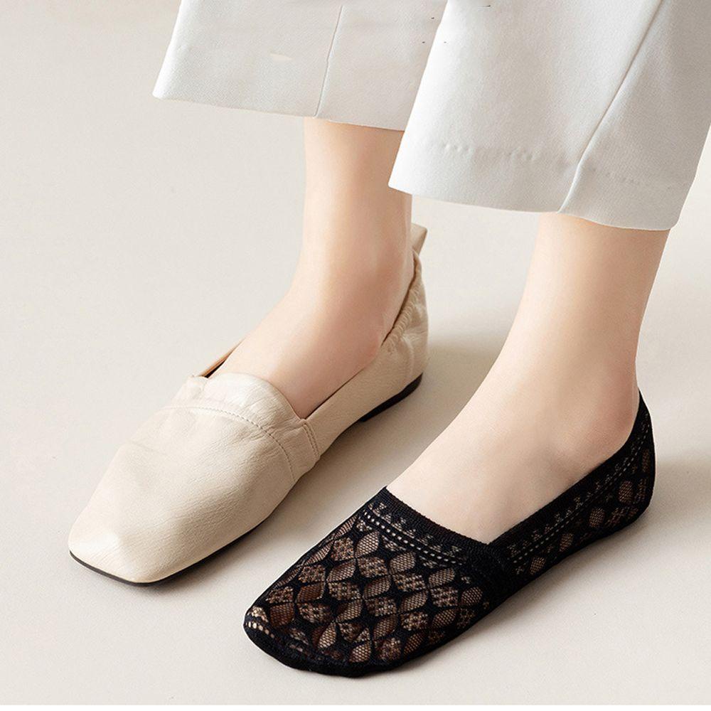 Vớ Lưới Vô Hình Trong Suốt Chống Trượt Thời Trang Mùa Hè Cho Nữ VANES1