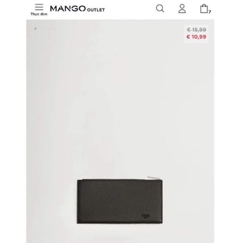 Ví nam Mango auth vợt sale