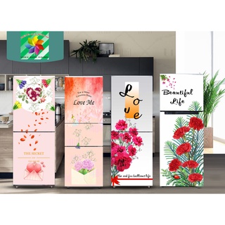 Decal dán trang trí tủ lanh cao cấp sang trọng - hàng vip