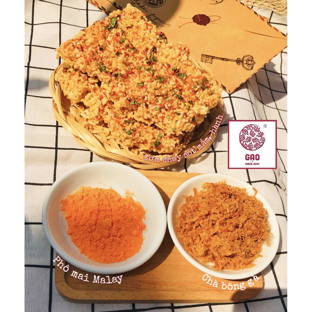 GẠO FOOD - CƠM CHÁY LẮC CHÀ BÔNG PHÔ MAI - 250G | BigBuy360 - bigbuy360.vn