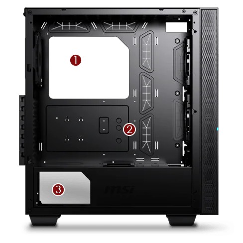 Thùng máy Case MSI SEKIRA 100P Hàng Chính Hãng