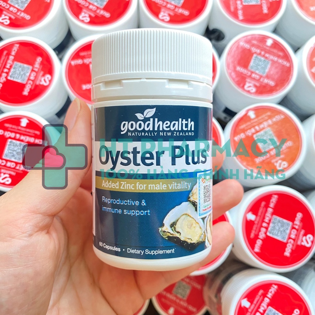 [Chính Hãng] Tinh chất hàu Goodhealth Oyster Plus hộp 60 viên tăng cường sinh lực