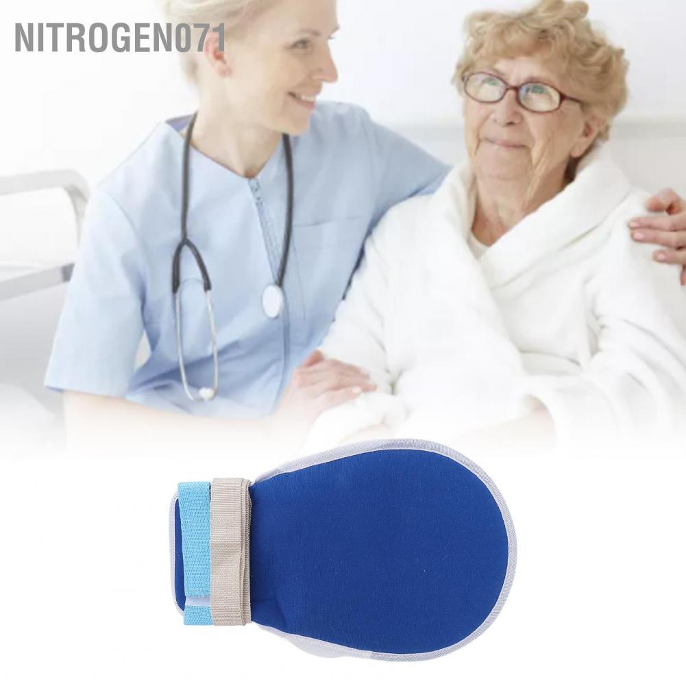 Nitrogen071 Hạn chế Găng tay Ngăn ngừa Tự chấn thương Trầy xước Kiểm soát An toàn Thoáng khí cho Người cao tuổi