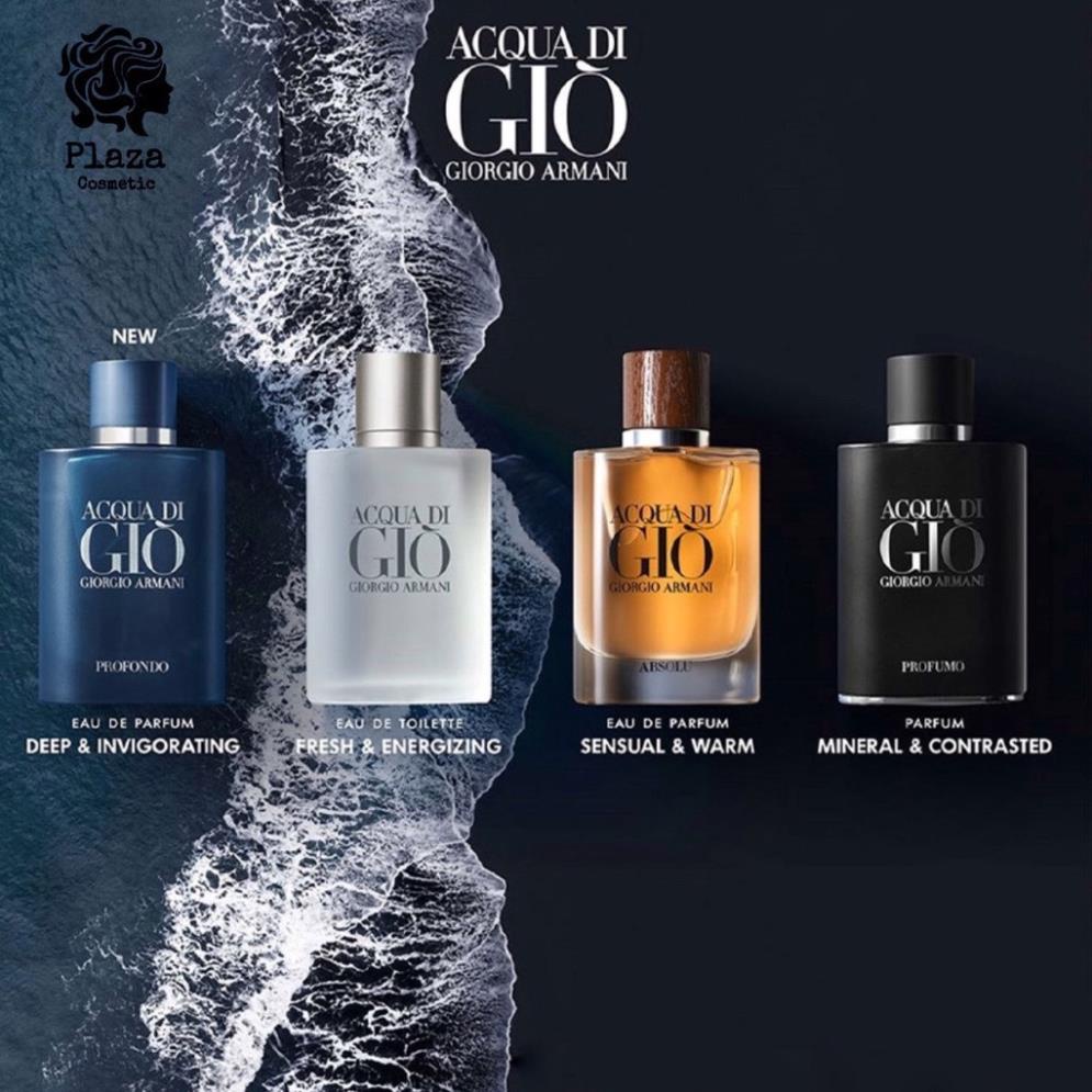 Nước hoa nam AQua Di Gio đen,AQua Di Gio trắng,AQua Di Gio vàng EDP 100ml - mypham.lavi
