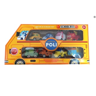 POLI HOẠT HÌNH COMBO 8 XE Ô TÔ BIỆT ĐỘI BAY POLI ROBOCAR CỨU HỘ ĐỒ CHƠI CỦA BÉ