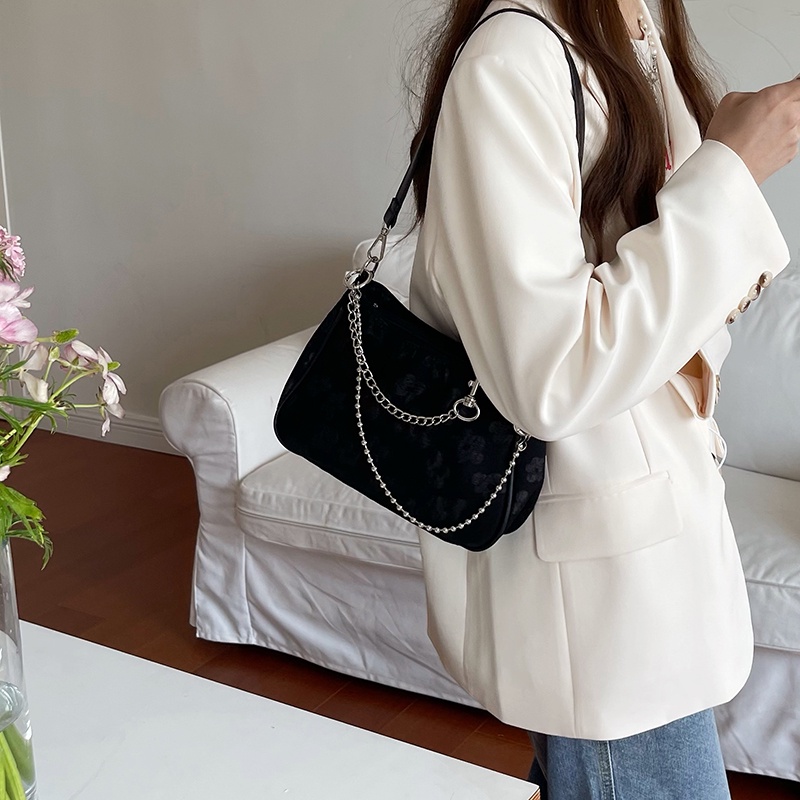 Túi đeo vai IELGY phối dây xích thời trang dành cho nữ