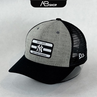 Mũ lưỡi trai ny sọc nón mlb snapback lưới vành ngắn siêu hot ab-30196