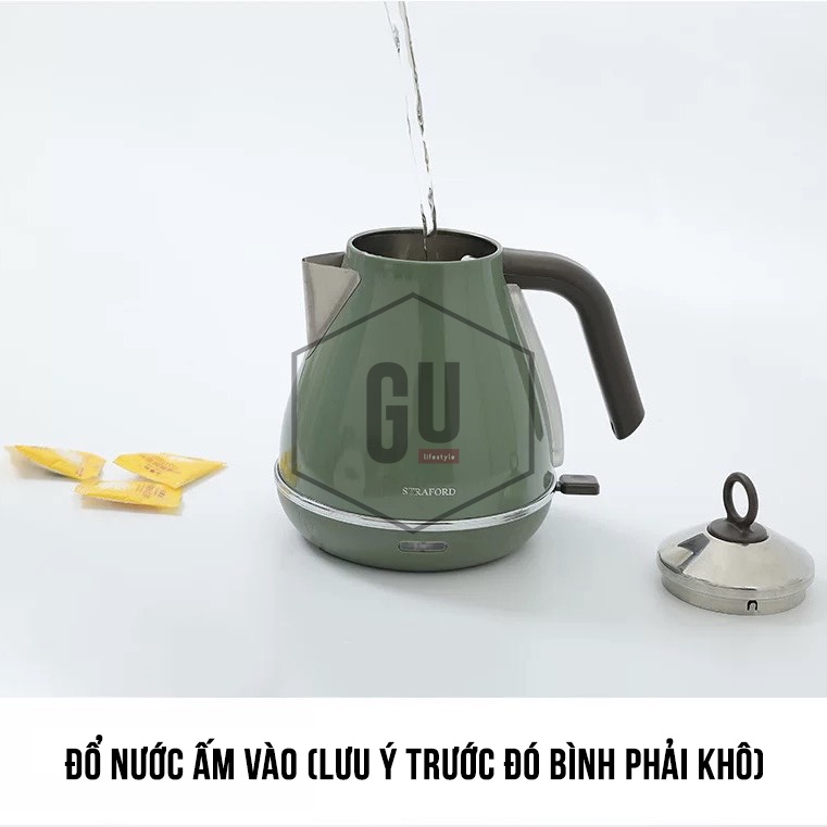 Gói Bột Tẩy Cặn Canxi ấm đun siêu tốc, phích nước tiện dung