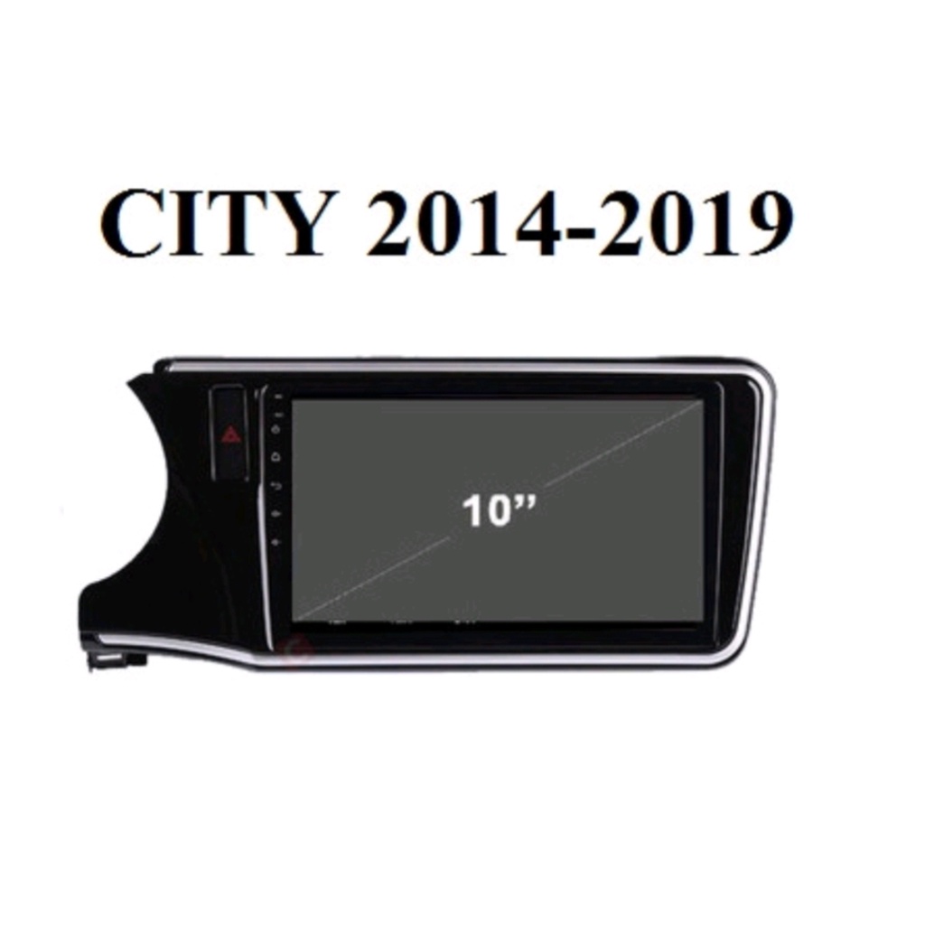 Mặt dưỡng màn hình Honda city kèm jack zin 2014-2019