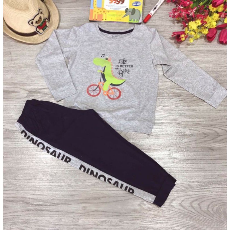 bộ cotton bé trai