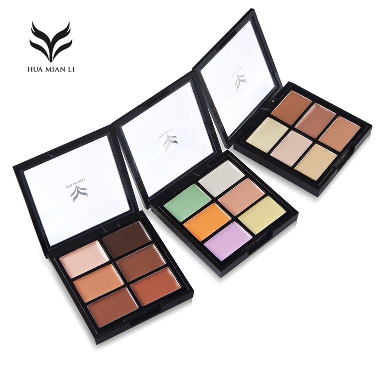 [Hàng mới về] Bảng kem che khuyết HUAMIANLI điểm 6 màu sắc trang điểm tự nhiên | BigBuy360 - bigbuy360.vn