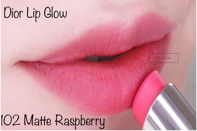 dior lip glow raspberry matte