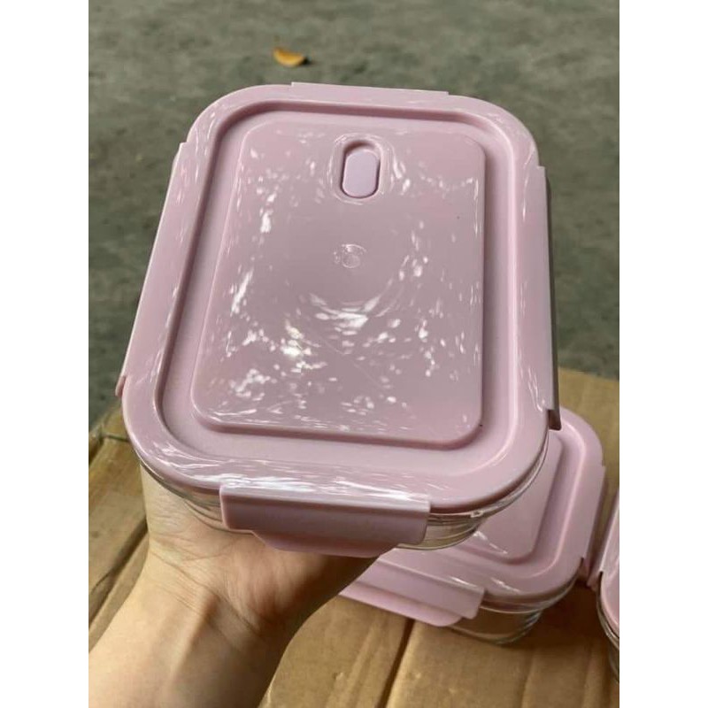 hộp thủy tinh chữ nhật 640ml ̣̣̣̣(nap hut chan khong) | BigBuy360 - bigbuy360.vn