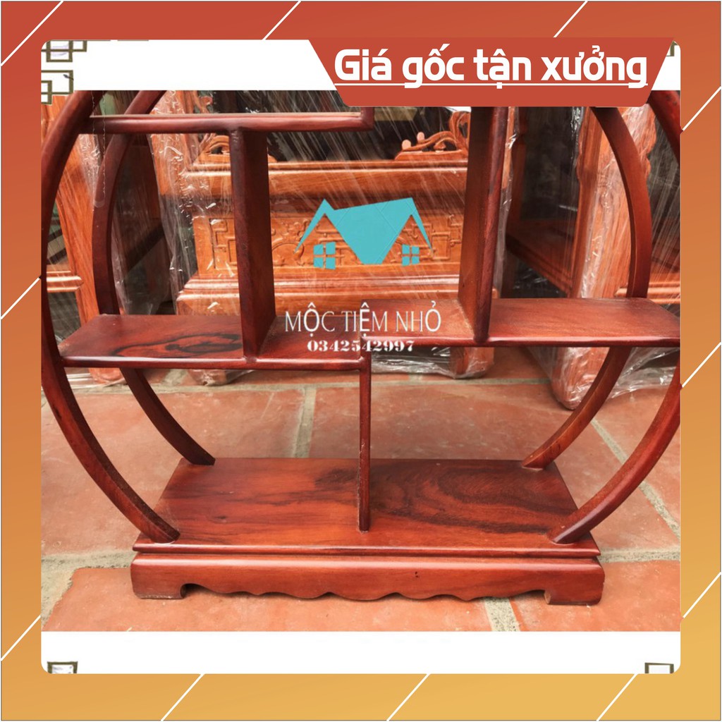 GIÁ GỐC  kệ mini gia dụng hình lục bình-gỗ gõ