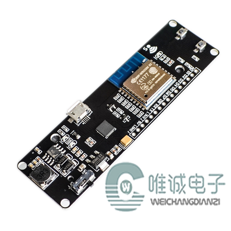 Mô Đun Wifi Esp - Wroom - 02 D1 Esp8266 + 18650 Pack D1