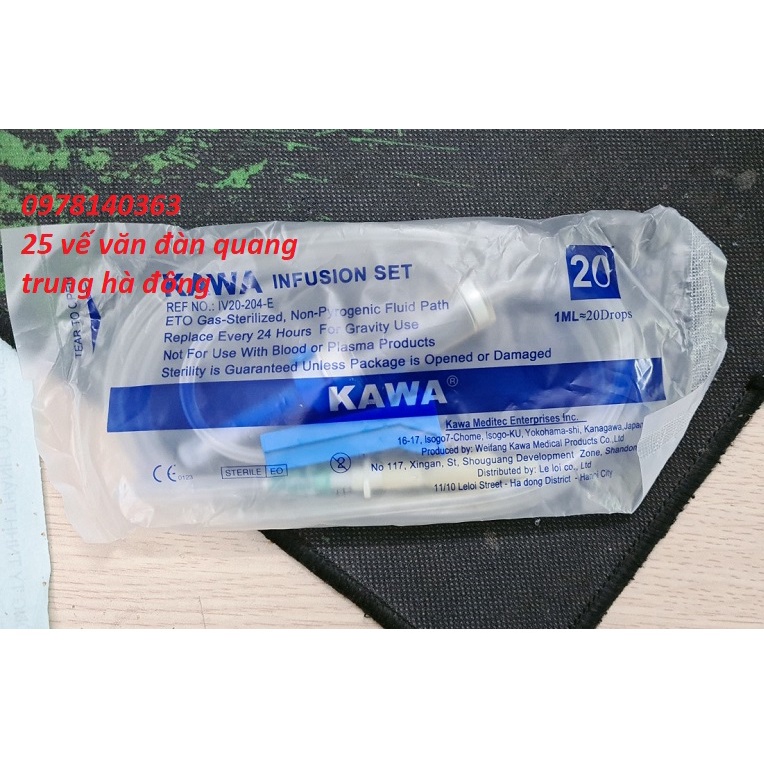 combo 25 bộ dây truyền dịch kawa