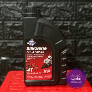 Nhớt Fuchs Silkolene Pro 4 5W-40 Mẫu Tem Châu Âu - Made in UK
