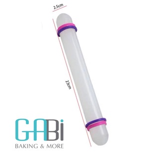 Bộ dụng cụ làm fondant 11 món - Cán lăn bột nhựa đúc