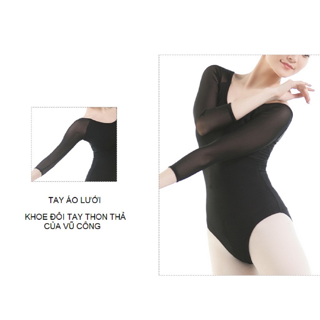 Áo Ballet Tay Dài/ ABTD-01