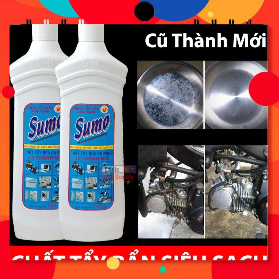 Nước Tây Rửa Đa Năng SUMO - Chất Tây Bẩn Siêu Sạch - Tẩy Cũ Thành Mới Cực Nhanh