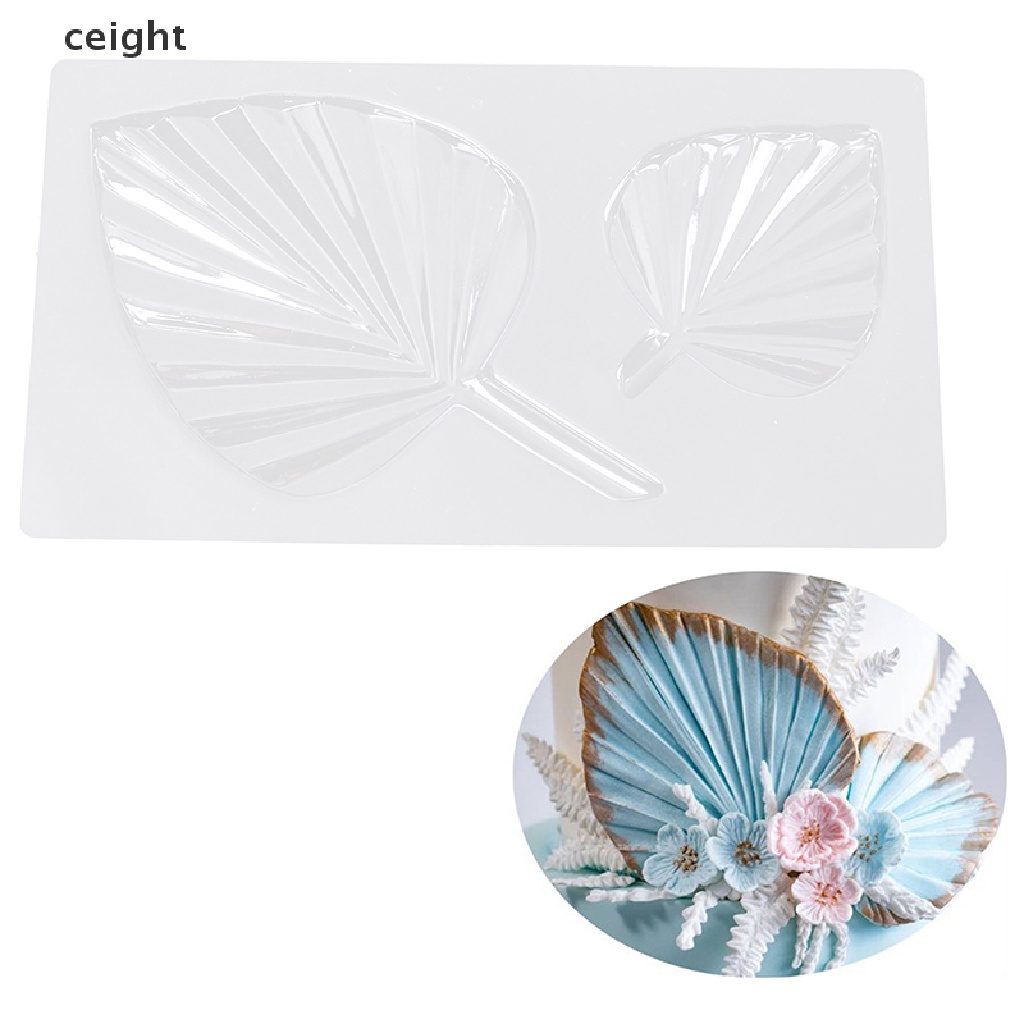 Khuôn nhựa PET hình lá cọ để làm kẹo socola bánh kẹo dẻo DIY