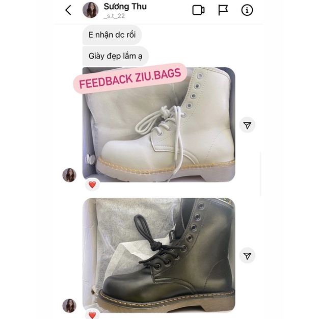 Boots nữ cổ cao đế trong hàng cao cấp có sẵn kho [ ảnh thật ] mã 1818 ziu.shoess | BigBuy360 - bigbuy360.vn