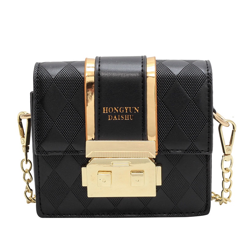 Túi Đeo Chéo Dây Xích Dáng Vuông Nhỏ Phong Cách retro Mới