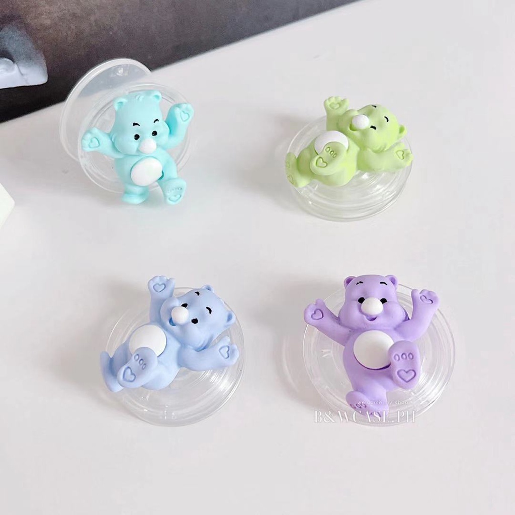 Giá đỡ điện thoại hình gấu cầu vồng hoạt hình đáng yêu nhiều màu tùy chọn