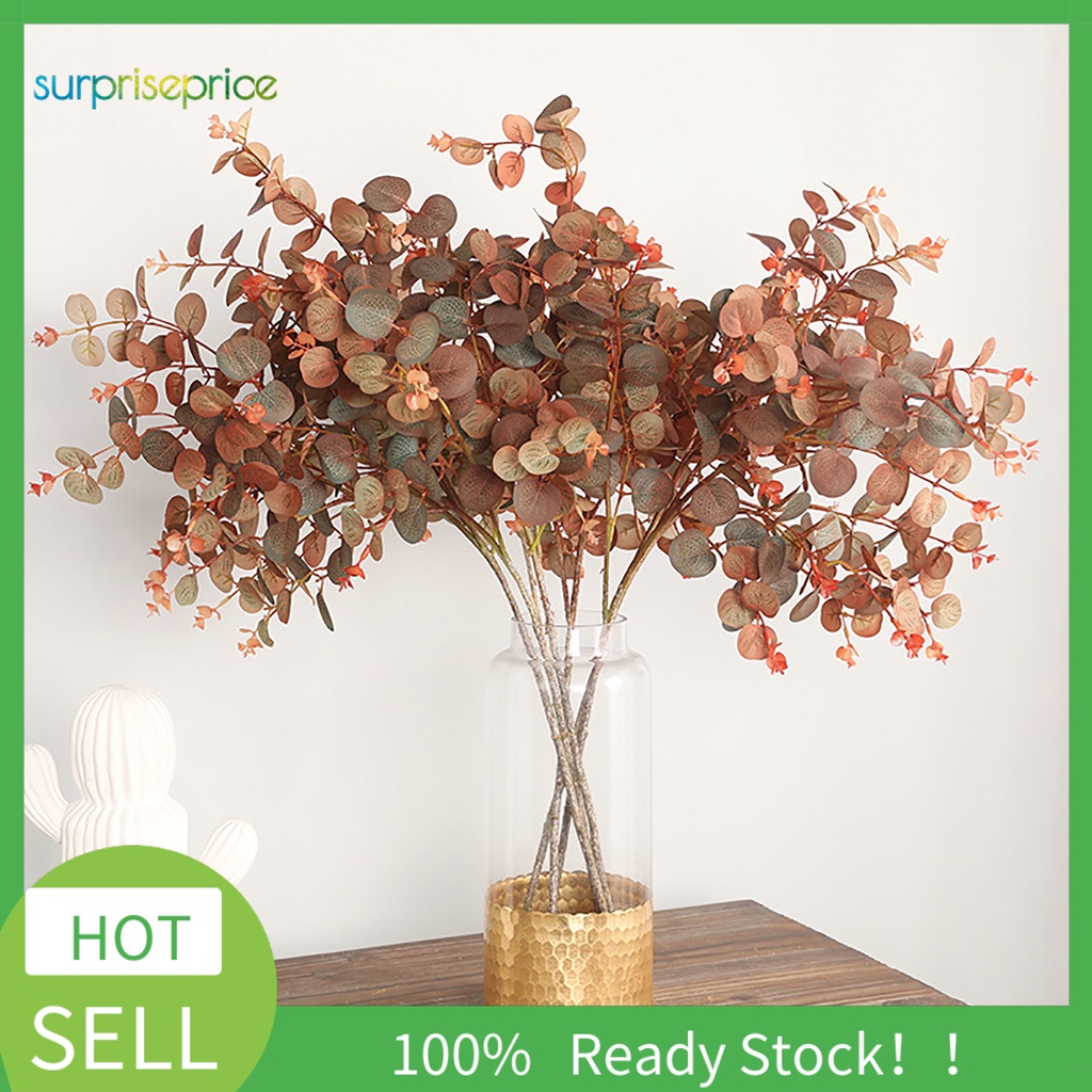 Cây Khuynh Diệp Giả Bằng Lụa Để Bàn Trang Trí Nhà Cửa / Tiệc Cưới