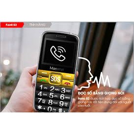 Điện thoại Masstel Fami S2 CHO NGƯỜI GIÀ - LOA TRONG TO, PHÔNG CHỮ TO CHÍNH HÃNG | BigBuy360 - bigbuy360.vn