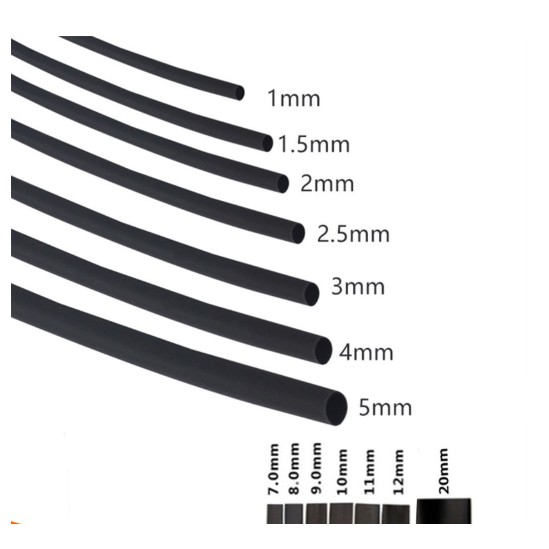 Gen Co Nhiệt Dài 1m "số lượng 10 ống"