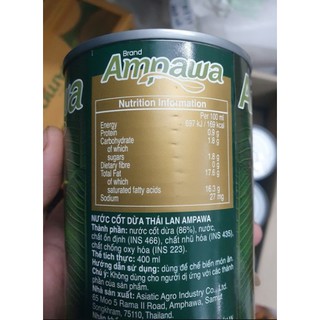 Nước cốt dừa Thái Ampawa 400g