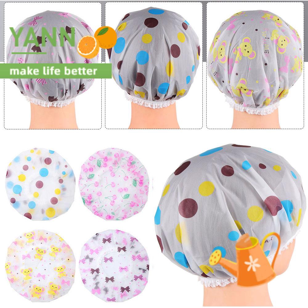 (hàng Mới Về) Mũ Trùm Tóc Dày Co Giãn Chống Thấm Nước Dành Cho Salon