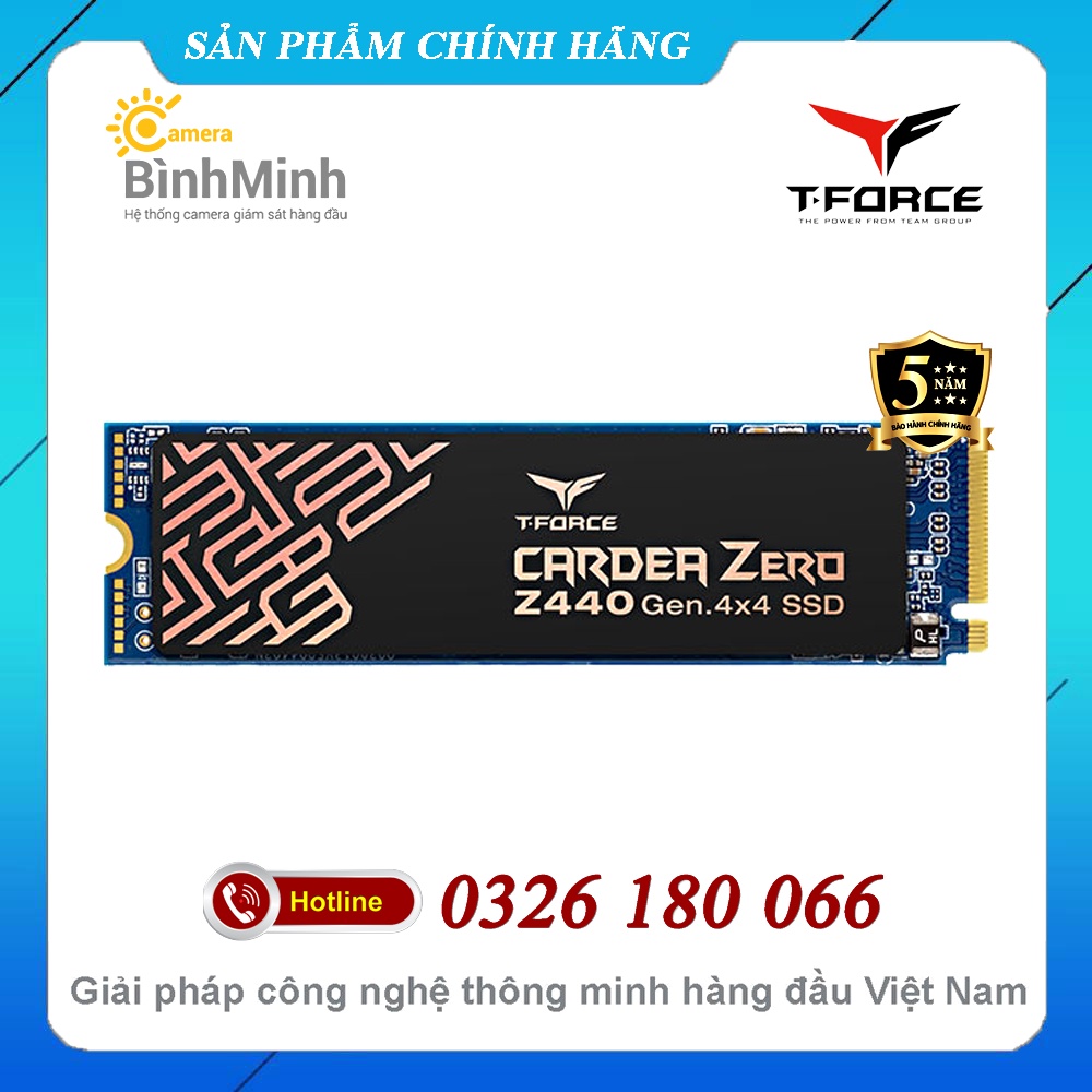 Ổ Cứng SSD 1TB TeamGroup T-Force Cardea Zero Z440 NVMe M2 PCIe Gen4 x4 2280 - Bảo Hành 5 Năm Bởi Thùy Linh
