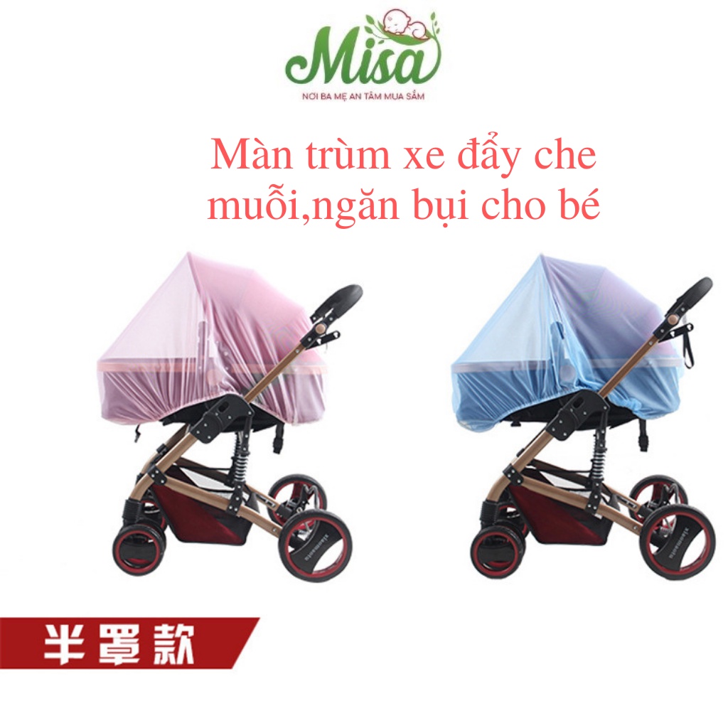 Màn Trùm Xe Đẩy Che Muỗi,Ngăn Bụi Cho Bé ,Màn Chống Muỗi Cho Bé Thoáng Mát,tiện lợi