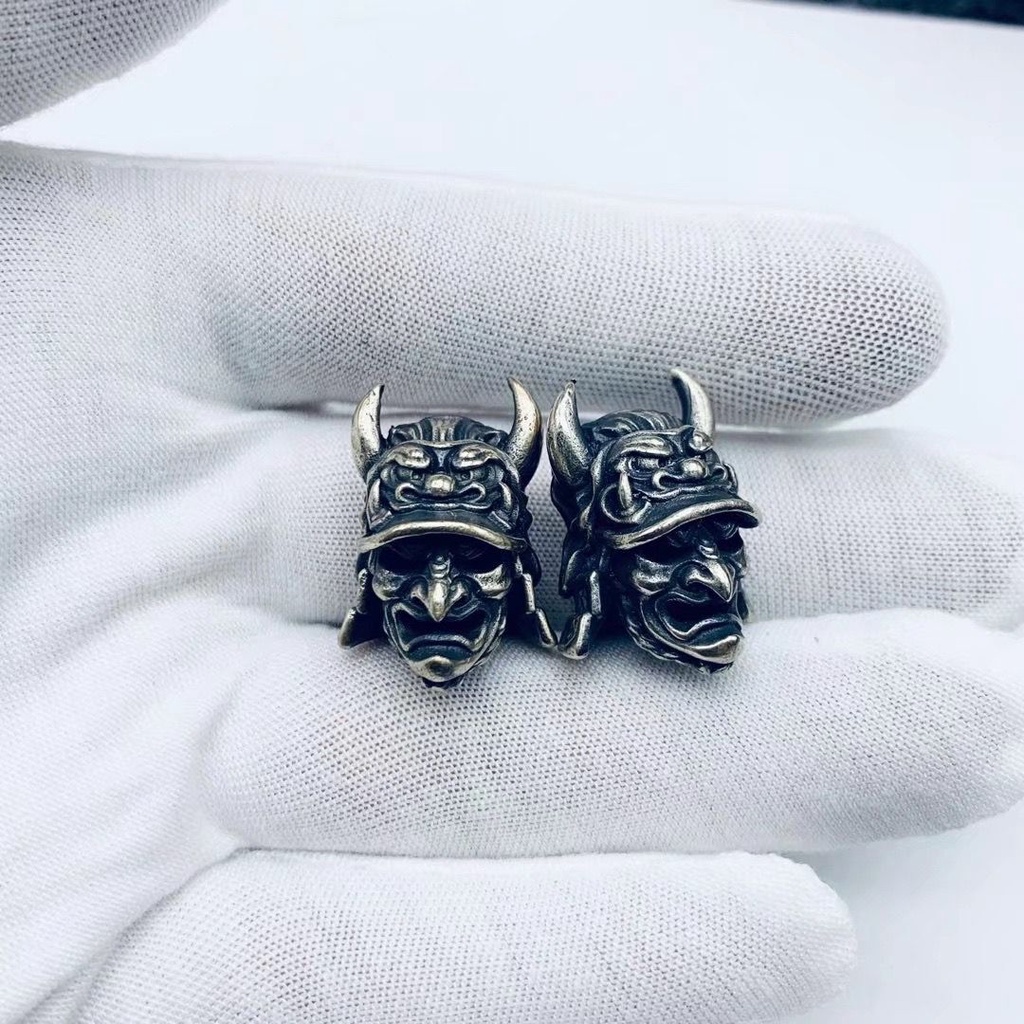 Cnedc Mặt Dây Bằng Đồng Thau Tự Làm Phụ Kiện Trang Sức Phong Cách Samurai Nhật Bản