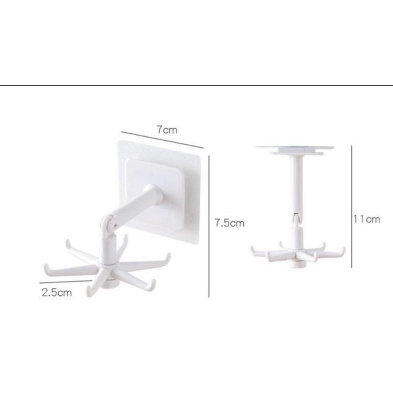 Móc Treo Đồ 6 Đầu Tiện Lợi | BigBuy360 - bigbuy360.vn
