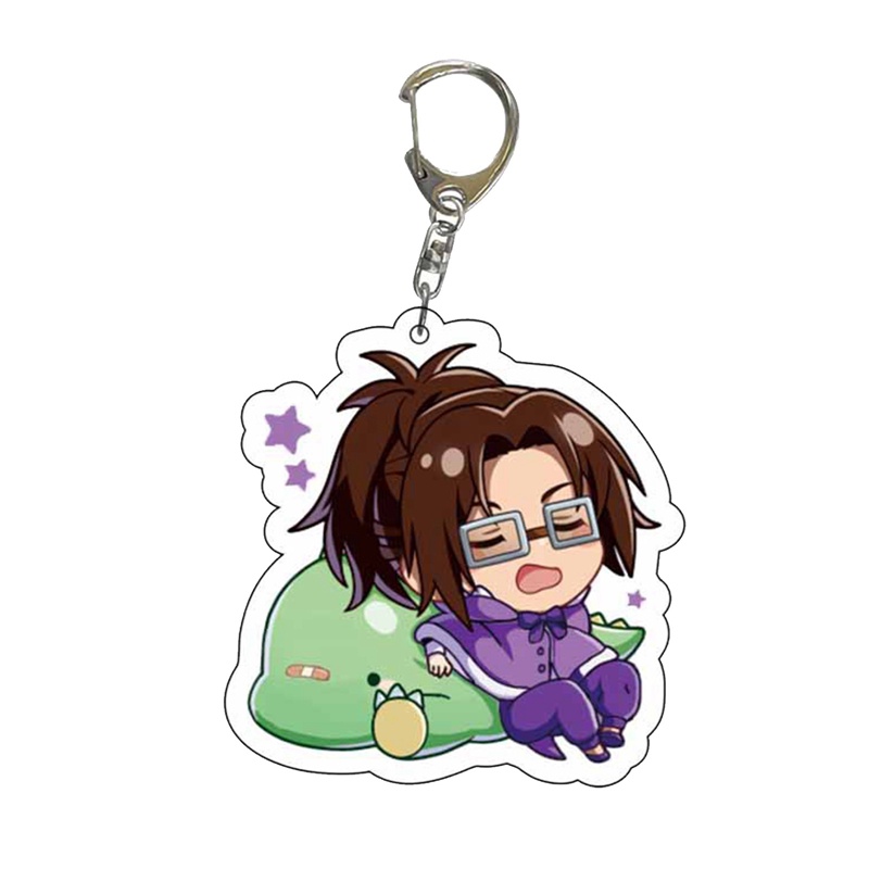 Móc Chìa Khóa Bằng Acrylic Hình Attack On Titan Eren Jaeger Mikasa.Ackerman
