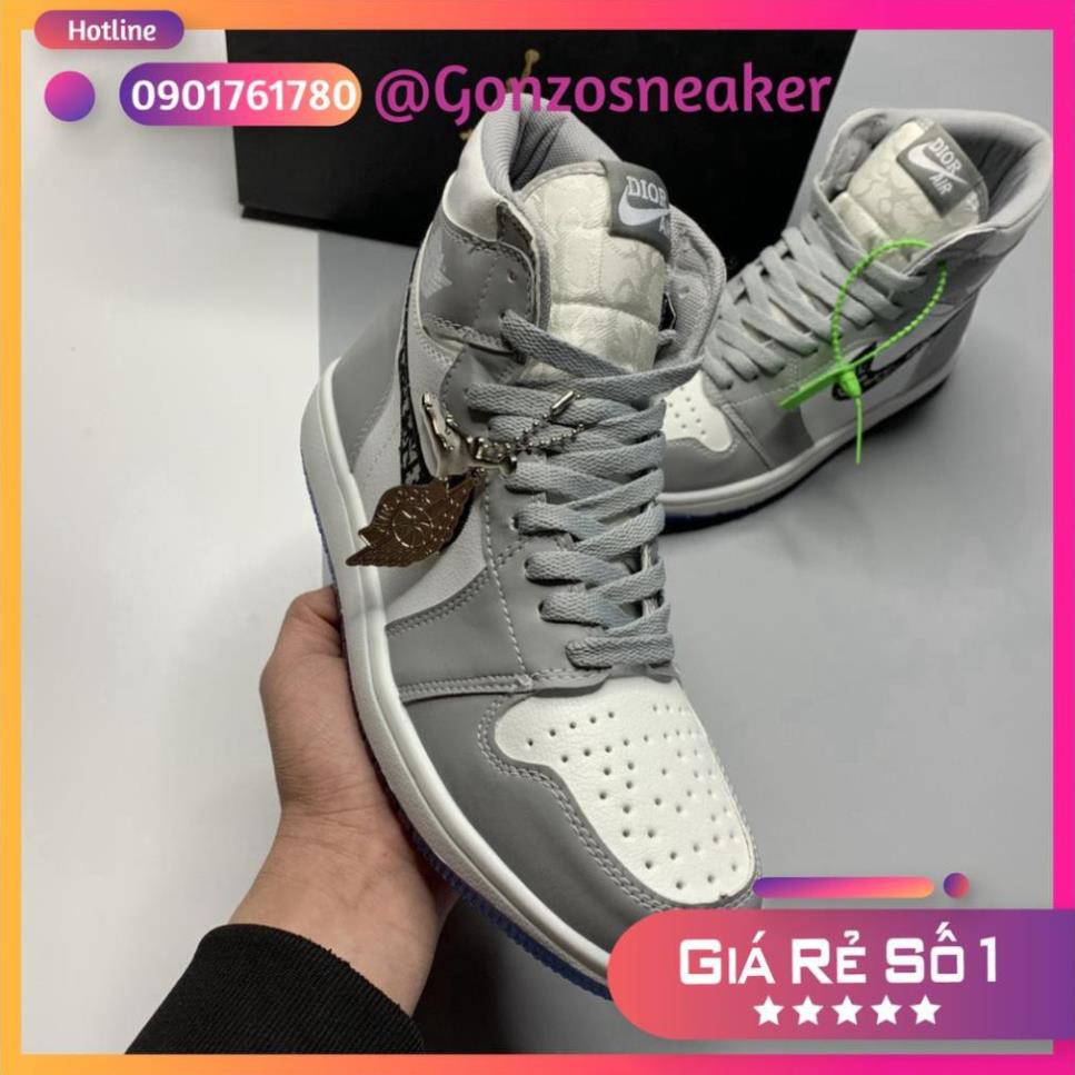 Giày JORDAN DIO ❤️FREESHIP❤️ Giày air Jordan dior, giày jordan 1 dior, giày jd dio Cổ Cao Nam Nữ 36-43