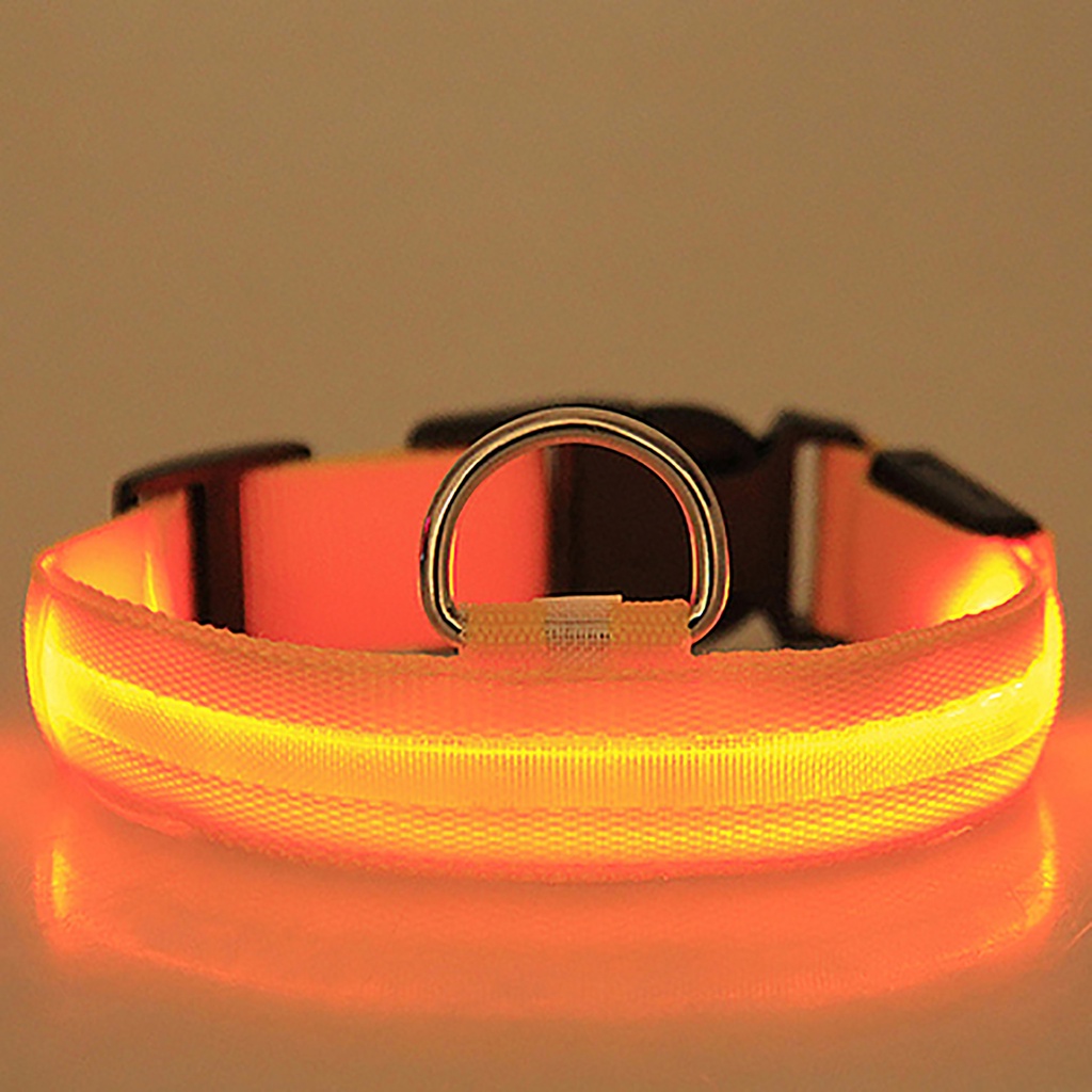 Vòng Cổ Nylon PháT SáNg LED Cho Thú Cưng