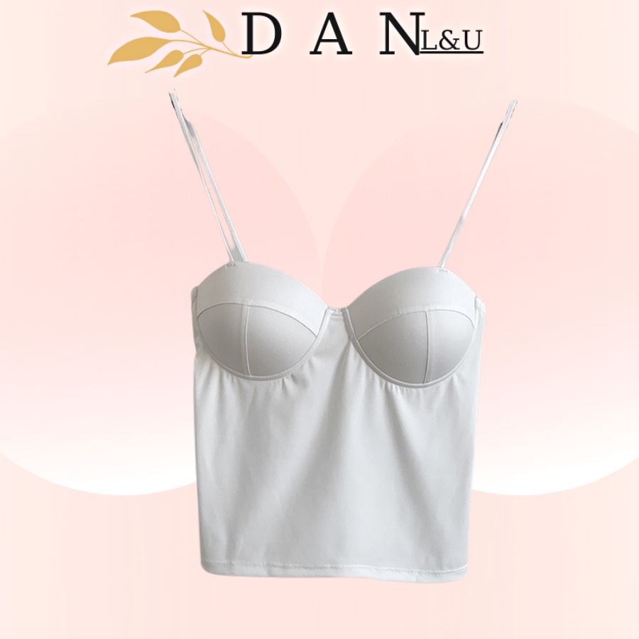 Áo Ngực Bra Dáng Dài Hai Dây Đệm Mút Nâng Ngực Sexy DAN L&amp;U 5026