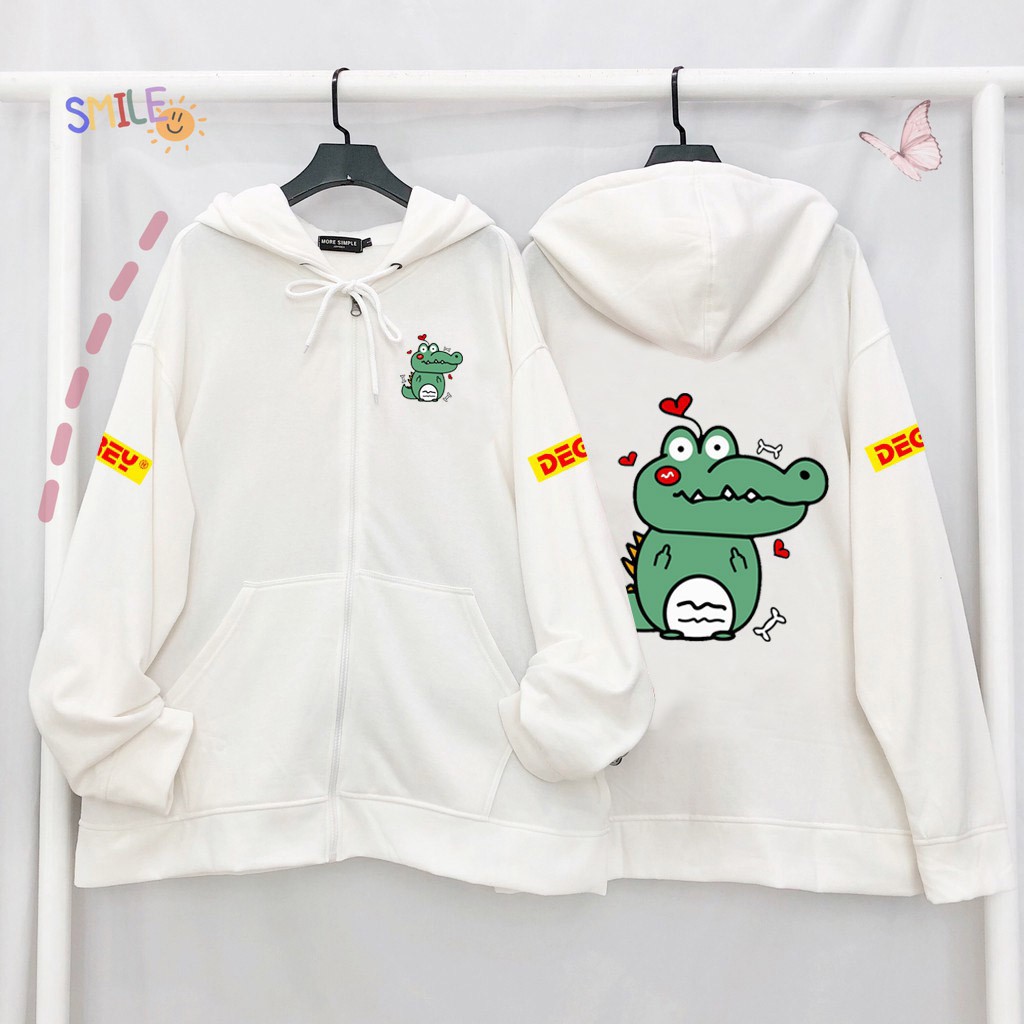 Áo Hoodie Nỉ - Áo Khoác Nỉ Nam Nữ Unisex CROCODILE 2 Màu [Tặng Quà] Cực Hot - SOUDEIN9 | BigBuy360 - bigbuy360.vn