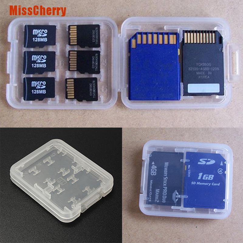 Hộp Đựng Thẻ Nhớ Micro Sd Tf Sdhc Mspd 8 Ngăn