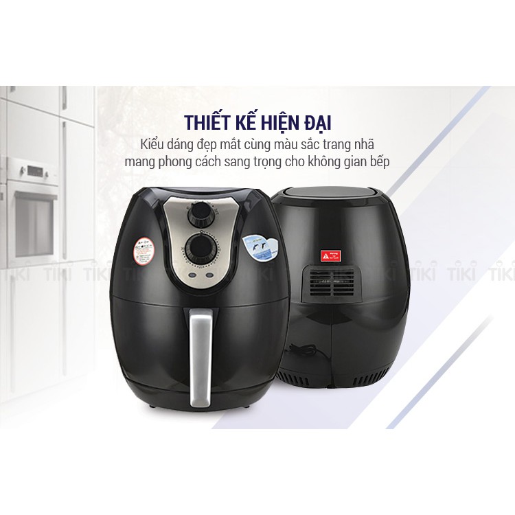 Nồi Chiên Không Dầu Perfect GLA-609B (4L) - Hàng chính hãng