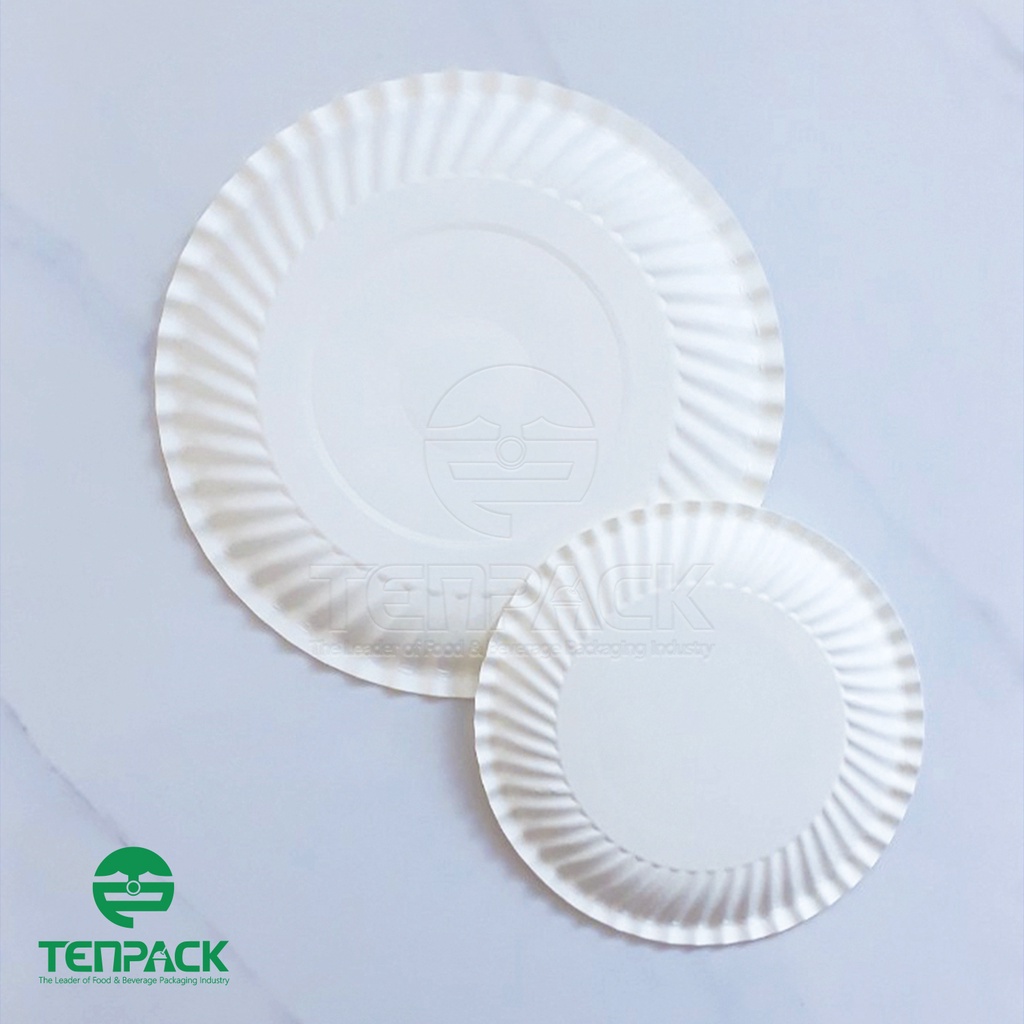 50 cái Dĩa giấy 13cm