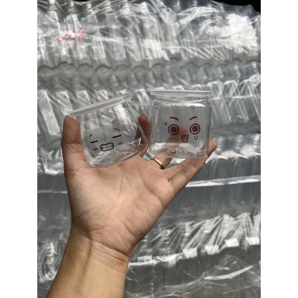 Hủ đựng sữa chua /Hủ pet trong dáng tròn & vuông