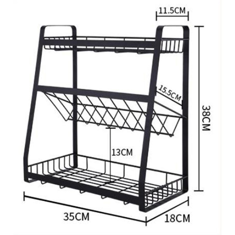 Kệ đựng gia vị 3-4 tầng,giá để gia vị nhà bếp thông minh siêu tiện lợi gọn gàng và tiết kiệm không gian bếp