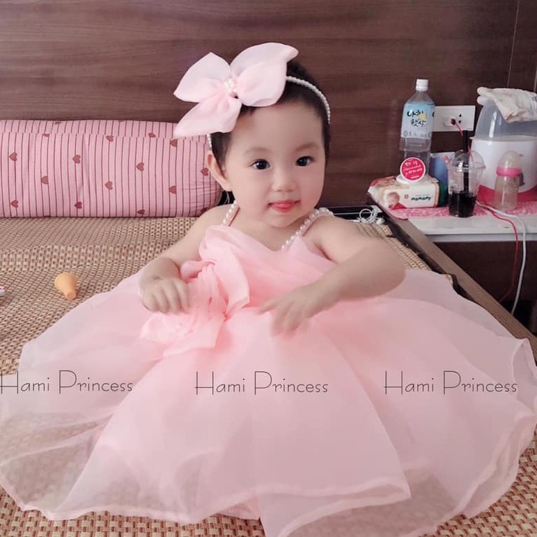 Váy Công Chúa Voan Xếp Điệu Đà HAMI PRINCESS ❤️ Tặng Kèm Phụ Kiện